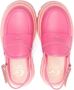 Gallucci Kids slingback leather loafers Pink - Thumbnail 3