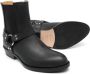 Gallucci Kids strap-detail leather boots Black - Thumbnail 2