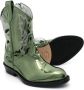 Gallucci Kids Texan foiled boots Green - Thumbnail 2