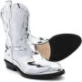 Gallucci Kids Texan foiled boots Silver - Thumbnail 2