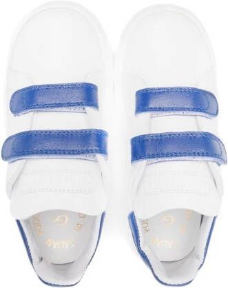 Gallucci Kids touch-strap sneakers White