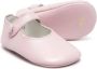 Gallucci Kids zigzag-edge leather ballerina shoes Pink - Thumbnail 2