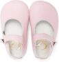 Gallucci Kids zigzag-edge leather ballerina shoes Pink - Thumbnail 3