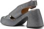 GANNI 95mm glitter sandals Silver - Thumbnail 3