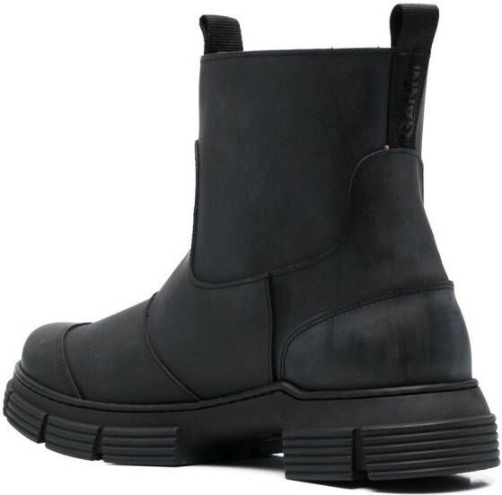 GANNI ankle Chelsea boots Black