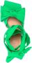 GANNI bow-detail 85mm sandals Green - Thumbnail 4