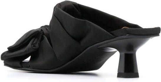 GANNI Bow XX 60mm sandals Black