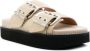 GANNI buckle-fastening flatform sandals Neutrals - Thumbnail 2