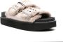 GANNI buckled platform sandals Neutrals - Thumbnail 2