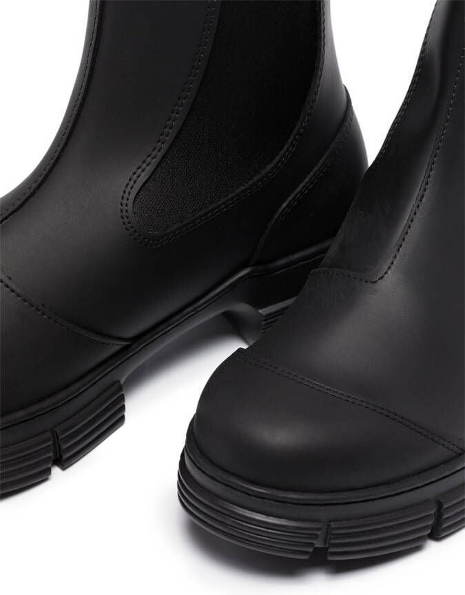 GANNI Chelsea boots Black