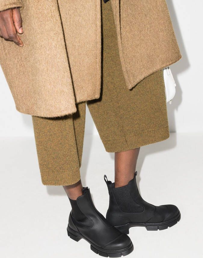 GANNI Chelsea boots Black