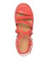 GANNI 100mm chunky leather sandals Red - Thumbnail 4