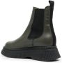 GANNI chunky leather Chelsea boots Green - Thumbnail 3