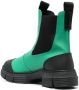 GANNI chunky slip-on boots Green - Thumbnail 3