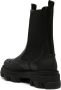 GANNI Cleated faux-leather chelsea boots Black - Thumbnail 3