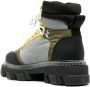 GANNI Cleated lace-up hiking boots Green - Thumbnail 3