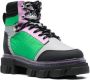 GANNI colourblock hiking boots Black - Thumbnail 2
