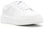 GANNI Court faux-leather sneakers White - Thumbnail 2
