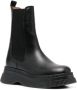 GANNI Creepers leather Chelsea boots Black - Thumbnail 2