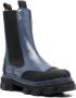 GANNI elasticated side-panel boots Blue - Thumbnail 2