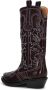 GANNI embroidered leather western boots - Thumbnail 3