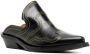 GANNI embroidered western mules Black - Thumbnail 2