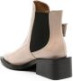 GANNI Feminine 50mm buckle chelsea boots Neutrals - Thumbnail 3