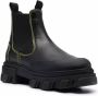GANNI leather Chelsea ankle boots Black - Thumbnail 2