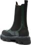 GANNI leather panelled ankle boots Green - Thumbnail 3
