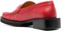 GANNI logo-plaque leather loafer Red - Thumbnail 3