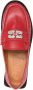GANNI logo-plaque leather loafer Red - Thumbnail 4