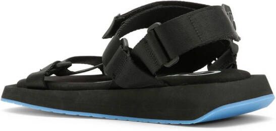 GANNI multi-strap sandals Black
