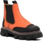GANNI panelled ankle boots Orange - Thumbnail 2