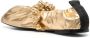 GANNI scrunchie ballerina shoes Gold - Thumbnail 3
