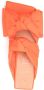 GANNI Soft Bow kitten-heel sandals Orange - Thumbnail 4