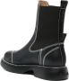 GANNI topstitched leather Chelsea boots Black - Thumbnail 3