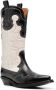 GANNI two-tone leather Western boots Black - Thumbnail 2