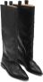 GANNI Western Loose Flat Tubular leather boots Black - Thumbnail 2