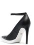 Gcds 110mm pointed leather pumps Black - Thumbnail 3