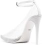 GCDS 125mm crystal-embellished leather pumps White - Thumbnail 3