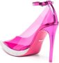 GCDS 130mm transparent pointed-toe pumps Pink - Thumbnail 3