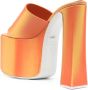 GCDS 170mm platform sandals Orange - Thumbnail 3