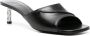 Gcds 60mm logo-heel leather mules Black - Thumbnail 2