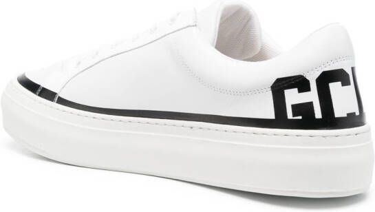Gcds logo-print low-top sneakers White