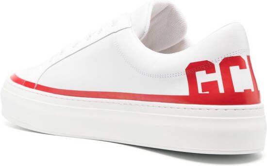 Gcds logo-print low-top sneakers White