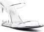 Gcds metallic 105mm heeled sandals Silver - Thumbnail 2