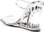 Gcds metallic 105mm heeled sandals Silver - Thumbnail 3