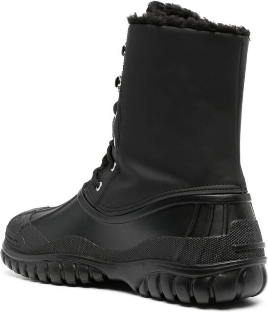 Gcds monogram-print snow boots Black