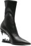 Gcds Morso 110mm leather ankle boots Black - Thumbnail 2