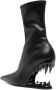 Gcds Morso 110mm leather ankle boots Black - Thumbnail 3